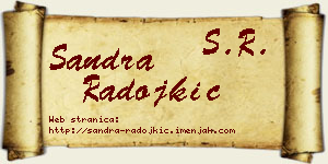 Sandra Radojkić vizit kartica